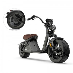 SoverSky Electric Fat Tire Scooter Moped Scooter